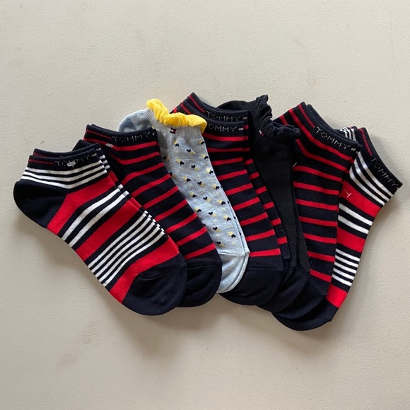 (7) TOMMY HILFIGER Stripe Low Cut Socks - Picture 4 of 7